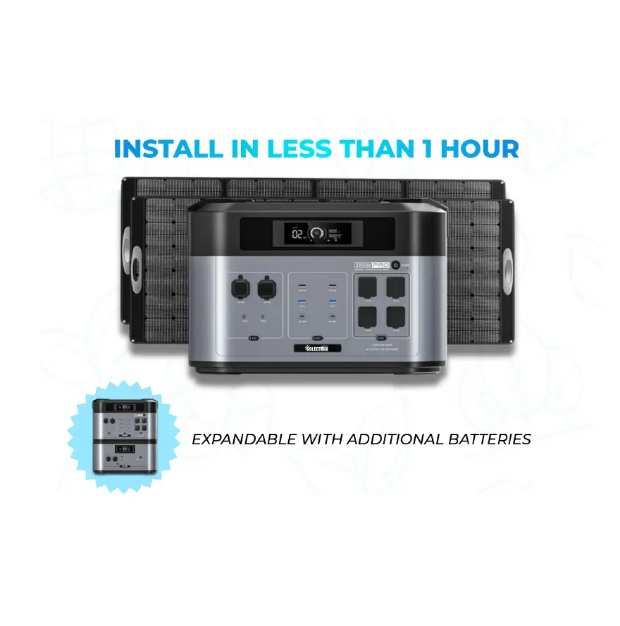 SOLECTRIX Rapid Power Solar System 3300W