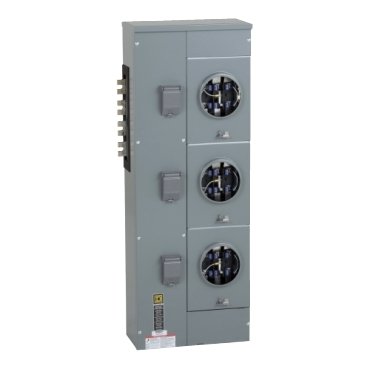 1200A, 225A 3P, METER CENTER 3 SOCKET BRANCH UNIT *NET