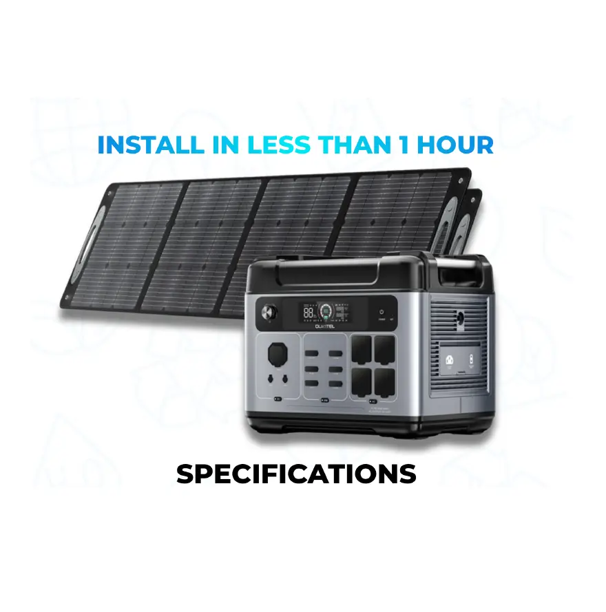 SOLECTRIX Rapid Power Solar System w/ 1 x 400Watt Panel