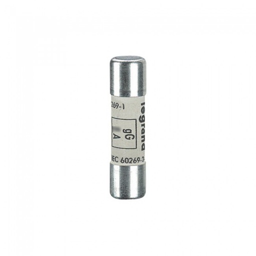 [13302] 2A, 500V CYLINDRICAL FUSE, TYPE gG 10 X 38 HRC 
