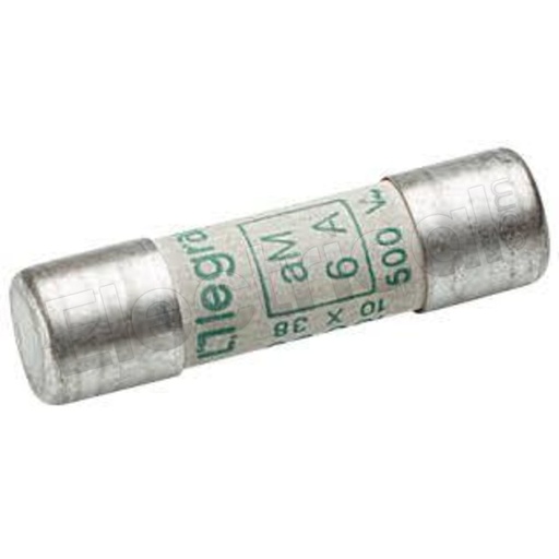 [13306] 6A, 500V CYLINDRICAL FUSE, TYPE gG 10 X 38 HRC