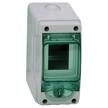 [13956] WEATHERPROOF DIN TYPE ENCLOSURE 3 MODULE, DINRAIL