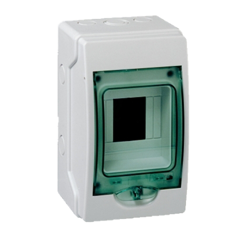 [13957] WEATHERPROOF TYPE ENCLOSURE 4 MODULE, DINRAIL