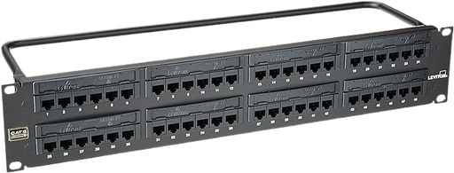[69586-U48 ] PANEL 110 Cat6 48PORT 2U, LEVITON