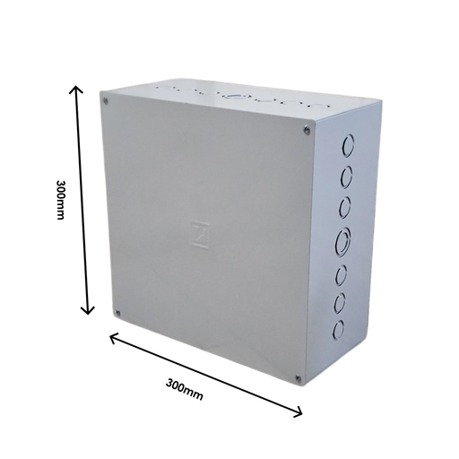 [AB591PB] 300X300X150MM STEEL JUNCTION BOX, QUALECTRIX *NET