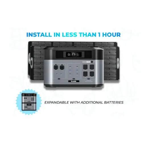 [RP3300] SOLECTRIX Rapid Power Solar System w/ 2 x 400Watt Panel