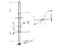 1-1/2" X 6 M GALV. STEEL MAST (3 SECT)