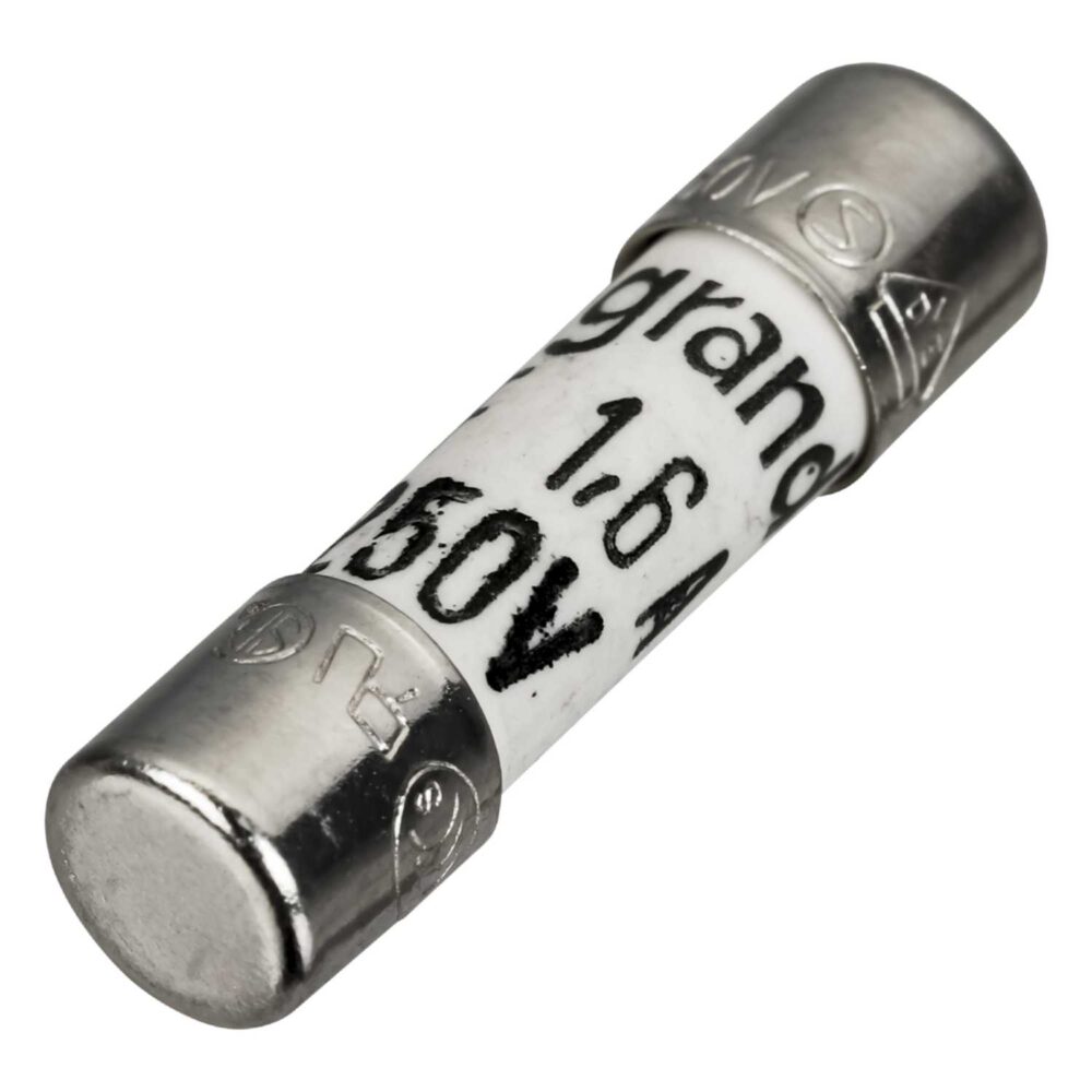 1.6A, 250V DOMESTIC CARTRIDGE FUSE, MINIATURE 5 X 