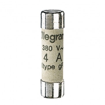4A, 250V DOMESTIC CYLINDRICAL FUSE, W/INDICATOR 8.