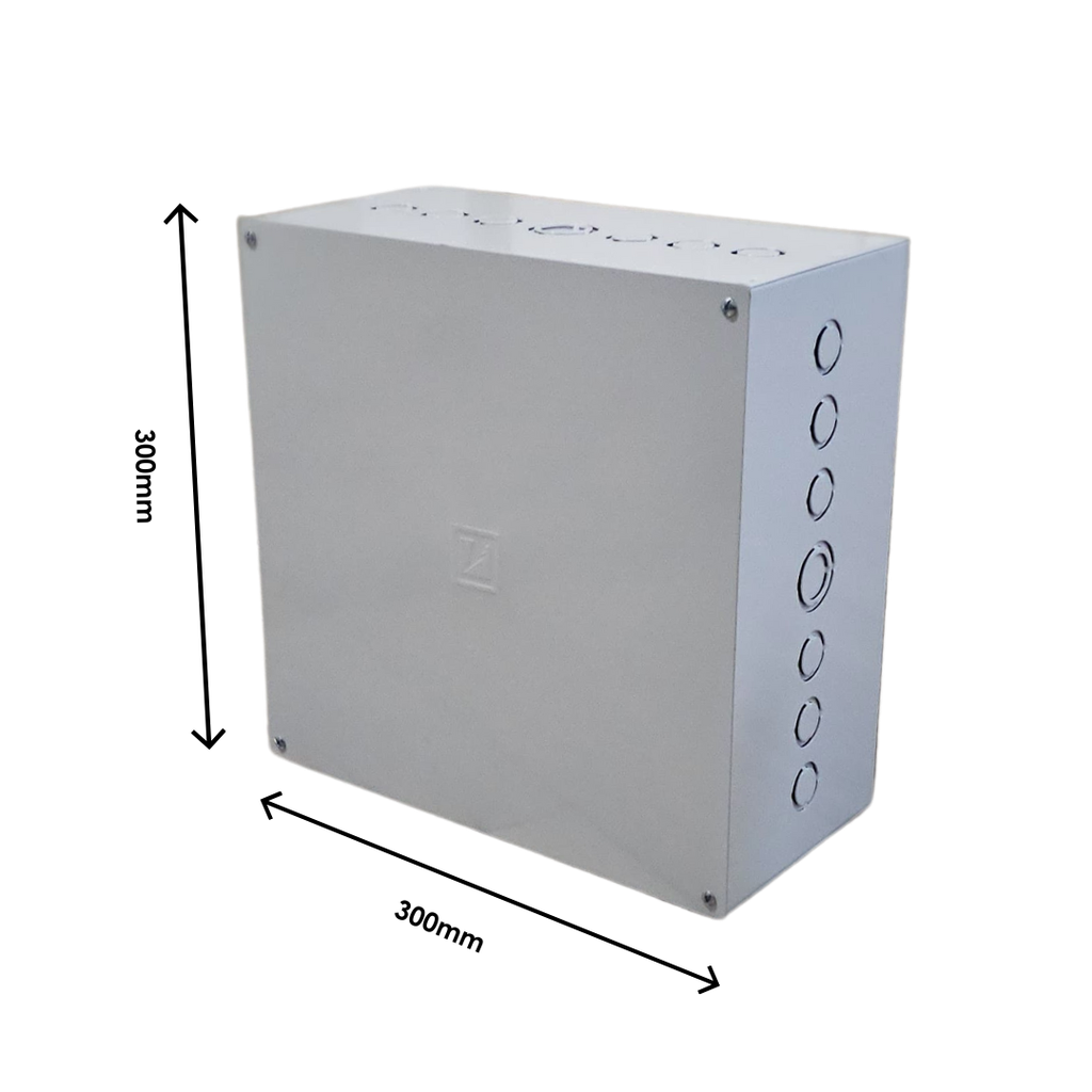 300X300X150MM STEEL JUNCTION BOX, QUALECTRIX *NET