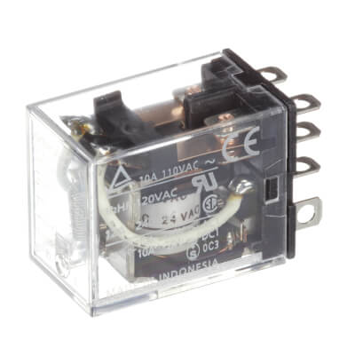 8-PIN 24VAC COIL PLUG IN RELAY, TYPE R, RPM21B7