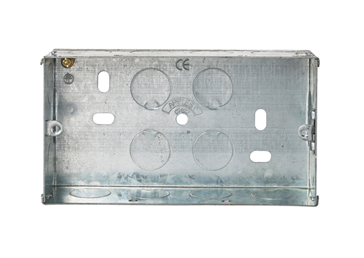 3-4 GANG FLUSH STEEL BOX, MEM BOX