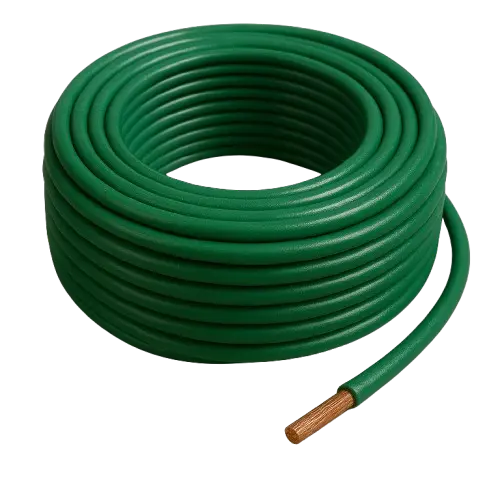 4.0MM PVC SINGLE WIRE, GREEN *NET