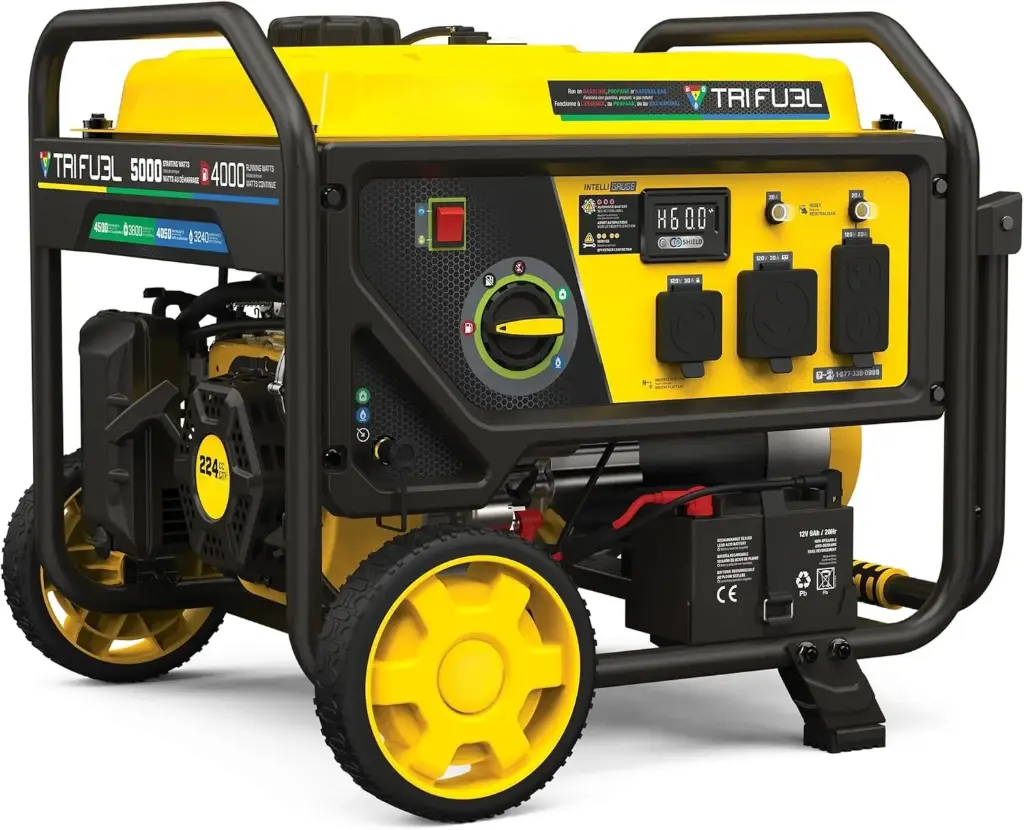 Champion 5000W 110V 50 Hz Open Frame Gasoline Generator