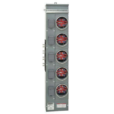 [EZM315125CA] METER CENTER EZM BRANCH 125A QO 5 POSITION, 3PH IN-1PH OUT, *NET