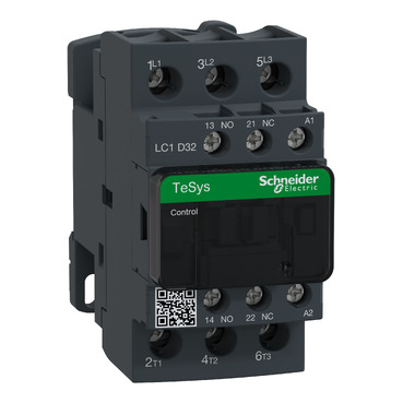 [LC1D32M7] CONTACTOR, 32A, 3P, 220VAC COIL, TeSys LINE