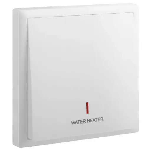 [VX1060WH] 1 GANG 20A FLUSH SWITCH NEON (WATER HEATER)