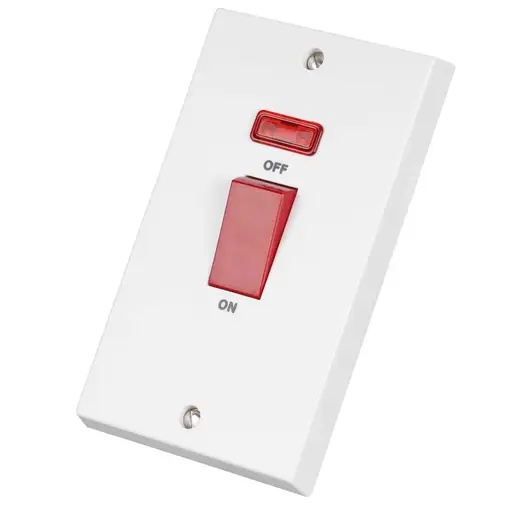 [VX9702] 45A DP SWITCH WITH NEON, LARGE PLATE (D9702) *NET