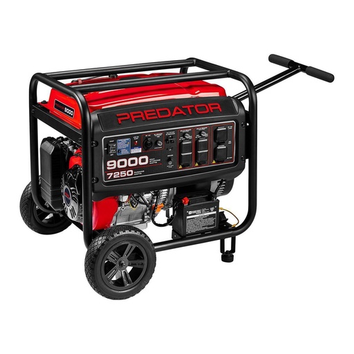 [59206] PREDATOR 9000 Watt Gas-Powered Portable Generator with CO SECURE Technology, *NET