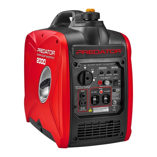 Predator 2000 Watt Super Quiet Inverter Generator with CO Secure