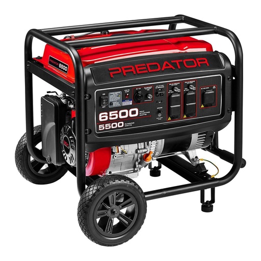 [59205] PREDATOR 6500 Watt Gas Powered Portable Generator with CO SECURE Technology, *NET